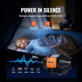 VEVOR 4 Αεραγωγός Εξαερισμού με Ρυθμιζόμενη Ταχύτητα XLGDFJYCHSEC4... VEVOR 4 Αεραγωγός Εξαερισμού με Ρυθμιζόμενη Ταχύτητα XLGDFJYCHSEC4...