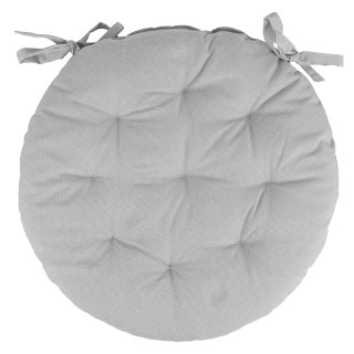 Galileo Στρογγυλό μαξιλάρι καρέκλας 40 εκ με γκρι υδρόφοβη επένδυση... Galileo Στρογγυλό μαξιλάρι καρέκλας 40 εκ με γκρι υδρόφοβη επένδυση...