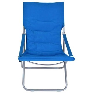 BAKAJI Πτυσσόμενη καρέκλα παραλίας από ατσάλι με επενδυμένο ύφασμα... BAKAJI Πτυσσόμενη καρέκλα παραλίας από ατσάλι με επενδυμένο ύφασμα...