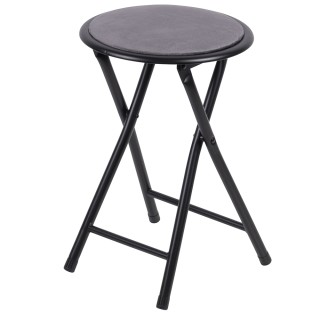 Galileo Πτυσσόμενο σκαμπό βελούδινης υφής 30x45 cm 5914225 Τυχαία Ε...