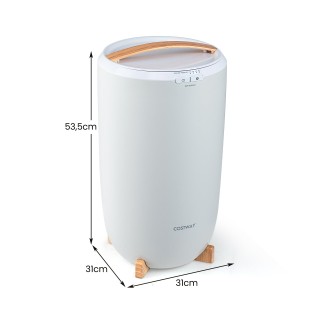 Costway Ηλεκτρικός Θερμαντήρας Πετσετών 31 x 31 x 53,5 cm με Χωρητι...