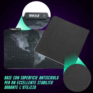 BAKAJI Gaming MousePad με 14 LED RGB Εφέ Φωτισμού 90 x 40 cm 02838281 BAKAJI Gaming MousePad με 14 LED RGB Εφέ Φωτισμού 90 x 40 cm 02838281