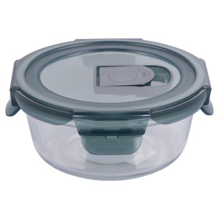 Galileo Στρογγυλό Αεροστεγές Γυάλινο Δοχείο 390 ml με Καπάκι και Κο...