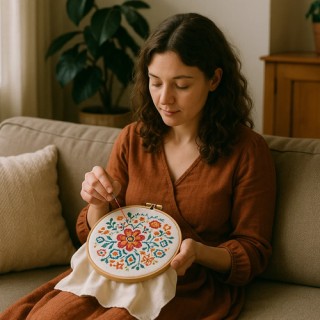 Σετ Κεντήματος με 100 Χρώματα Κλωστής – 207 Τεμάχια με Αξεσουάρ & Θ...