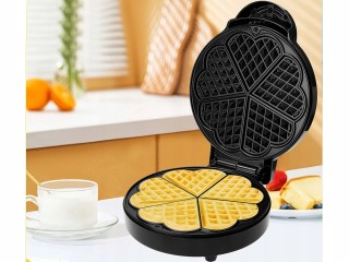 Verk Group Ισχυρή Συσκευή Παρασκευής Βάφλας 1000W για 5 Αφράτες Καρ...