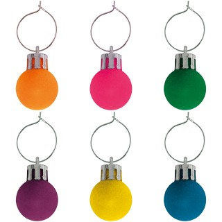 Villa dEste Home Σετ 6 Σημάδια Ποτηριών με Βελούδινη Υφή για Ποτήρι...