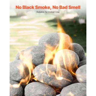 VEVOR 30 Τεμάχια Κεραμικές Πέτρες Φωτιάς 5-7.6 εκ Επαναχρησιμοποιού... VEVOR 30 Τεμάχια Κεραμικές Πέτρες Φωτιάς 5-7.6 εκ Επαναχρησιμοποιού...