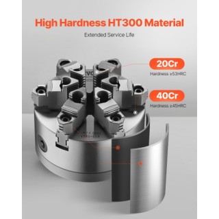 VEVOR 6-Σιαγόνων Αυτοκεντρώμενος Τόρνος K11 160A D1-4 JGKPDBB6GKZ6A...