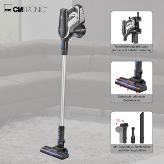 Ασύρματη Ηλεκτρική Σκούπα Δαπέδου & Χειρός 2 σε 1 με Μπαταρία 18,5V...