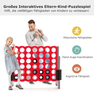 Costway Γιγαντιαίο Σετ Παιχνιδιού Σύνδεσε-4 για Παιδιά και Ενήλικες... Costway Γιγαντιαίο Σετ Παιχνιδιού Σύνδεσε-4 για Παιδιά και Ενήλικες...