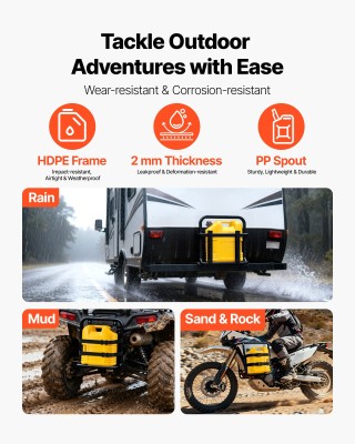 VEVOR Δοχείο Καυσίμου 19L με Στόμιο & Κλίμακα, Ροή 15L/min, Κίτρινο... VEVOR Δοχείο Καυσίμου 19L με Στόμιο & Κλίμακα, Ροή 15L/min, Κίτρινο...