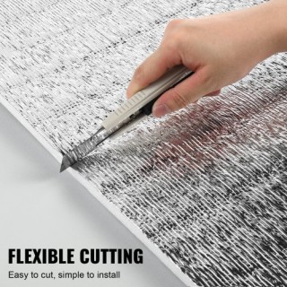 VEVOR Διπλή Ανακλαστική Μόνωση με Αφρώδη Πυρήνα 48x25 ft  LBEPEPMXR...