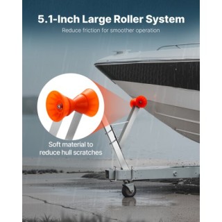 VEVOR Βάση Βαρούλκου Βάρκας με Ρολό για Ποστ 51-76 mm CYJPZJZJZ000F...