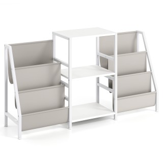 Λευκή Βάση Πικαπ με Βινύλιο Ράφι και Αποθηκευτικές Θήκες 125 x 30 x... Λευκή Βάση Πικαπ με Βινύλιο Ράφι και Αποθηκευτικές Θήκες 125 x 30 x...