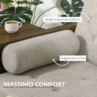 HOMCOM Μονός Καναπές-Κρεβάτι με Πλαϊνά Ράφια, 3 Θέση Κάθισμα και 3 ... HOMCOM Μονός Καναπές-Κρεβάτι με Πλαϊνά Ράφια, 3 Θέση Κάθισμα και 3 ...