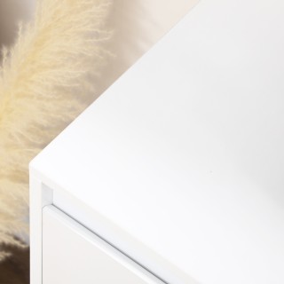 HOMCOM Μοντέρνος μπουφές με 12 εσωτερικά ράφια σε μοριοσανίδα για κ...