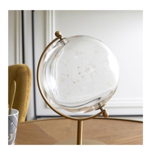 Διακοσμητική Γυάλινη Σφαίρα με Μεταλλική Βάση 24 cm Home Deco Facto... Διακοσμητική Γυάλινη Σφαίρα με Μεταλλική Βάση 24 cm Home Deco Facto...