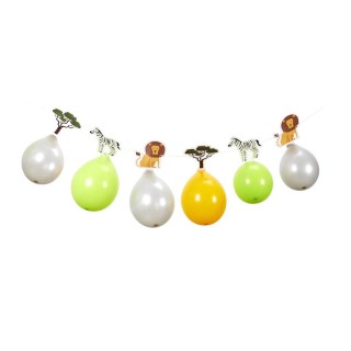 Διακοσμητική Γιρλάντα με 6 Μπαλόνια 3m Savane Party Time EA10264 Διακοσμητική Γιρλάντα με 6 Μπαλόνια 3m Savane Party Time EA10264