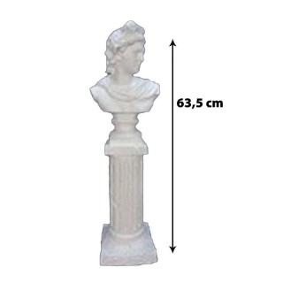 Διακοσμητική Προτομή Πολυρητίνης 19 x 16 x 63.5 cm Home Deco Factor... Διακοσμητική Προτομή Πολυρητίνης 19 x 16 x 63.5 cm Home Deco Factor...