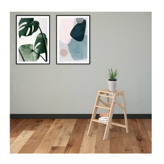 Πτυσσόμενη Ξύλινη Σκάλα με 3 Σκαλοπάτια 40 x 59 x 63 cm MWS17555 Πτυσσόμενη Ξύλινη Σκάλα με 3 Σκαλοπάτια 40 x 59 x 63 cm MWS17555