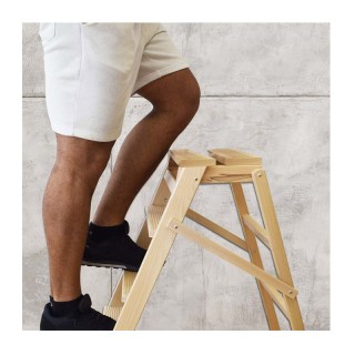 Πτυσσόμενη Ξύλινη Σκάλα με 3 Σκαλοπάτια 40 x 59 x 63 cm MWS17555 Πτυσσόμενη Ξύλινη Σκάλα με 3 Σκαλοπάτια 40 x 59 x 63 cm MWS17555