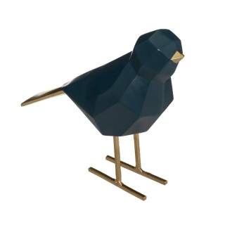 Διακοσμητικό Πουλί από Πολυρεσίνη Origami Bird 16.5 x 7 x 16 cm Χρώ...