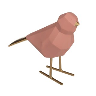 Διακοσμητικό Πουλί από Πολυρεσίνη Origami Bird 16.5 x 7 x 16 cm Χρώ...