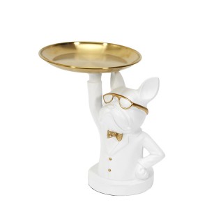 Διακοσμητικό Σκυλάκι Πολυρητίνης με Δίσκο 21 x 21 x 18 cm Χρώματος ... Διακοσμητικό Σκυλάκι Πολυρητίνης με Δίσκο 21 x 21 x 18 cm Χρώματος ...