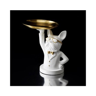 Διακοσμητικό Σκυλάκι Πολυρητίνης με Δίσκο 21 x 21 x 18 cm Χρώματος ... Διακοσμητικό Σκυλάκι Πολυρητίνης με Δίσκο 21 x 21 x 18 cm Χρώματος ...