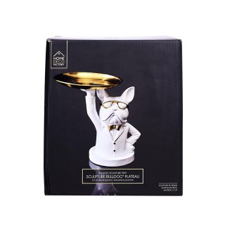 Διακοσμητικό Σκυλάκι Πολυρητίνης με Δίσκο 21 x 21 x 18 cm Χρώματος ... Διακοσμητικό Σκυλάκι Πολυρητίνης με Δίσκο 21 x 21 x 18 cm Χρώματος ...