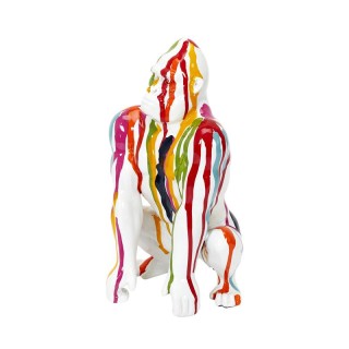 Διακοσμητικός Πολύχρωμος Γορίλας Πολυρητίνης 14.5 x 14 x 24 cm Home... Διακοσμητικός Πολύχρωμος Γορίλας Πολυρητίνης 14.5 x 14 x 24 cm Home...