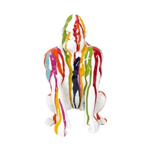 Διακοσμητικός Πολύχρωμος Γορίλας Πολυρητίνης 14.5 x 14 x 24 cm Home... Διακοσμητικός Πολύχρωμος Γορίλας Πολυρητίνης 14.5 x 14 x 24 cm Home...