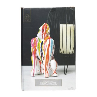 Διακοσμητικός Πολύχρωμος Γορίλας Πολυρητίνης 14.5 x 14 x 24 cm Home... Διακοσμητικός Πολύχρωμος Γορίλας Πολυρητίνης 14.5 x 14 x 24 cm Home...