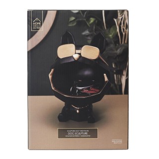 Διακοσμητικός Σκύλος Πολυρητίνης 17 x 17 x 23.5 cm Χρώματος Μαύρο H... Διακοσμητικός Σκύλος Πολυρητίνης 17 x 17 x 23.5 cm Χρώματος Μαύρο H...