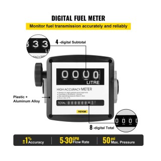 Διανομέας Πετρελαίου με Αντλία 40 Lt/min 155 W 220V VEVOR 220V40LCY...