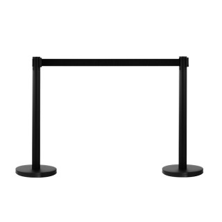 Σετ Διαχωριστικά Κολωνάκια από Ανοξείδωτο Ατσάλι με Ιμάντα 2 m Χρώμ... Σετ Διαχωριστικά Κολωνάκια από Ανοξείδωτο Ατσάλι με Ιμάντα 2 m Χρώμ...