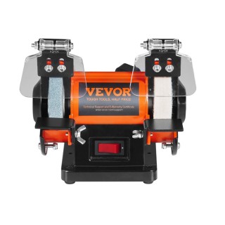 Δίδυμος Τροχός - Λειαντήρας Πάγκου 50 W VEVOR STPGJ32850RPMUEBNV2 Δίδυμος Τροχός - Λειαντήρας Πάγκου 50 W VEVOR STPGJ32850RPMUEBNV2