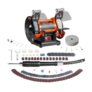 Δίδυμος Τροχός - Λειαντήρας Πάγκου 50 W VEVOR STPGJ32850RPMUEBNV2