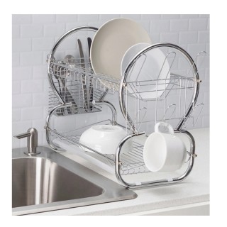 Διώροφη Μεταλλική Πιατοθήκη Στεγνωτήριο 40 x 25 x 37 cm Verk Group ... Διώροφη Μεταλλική Πιατοθήκη Στεγνωτήριο 40 x 25 x 37 cm Verk Group ...