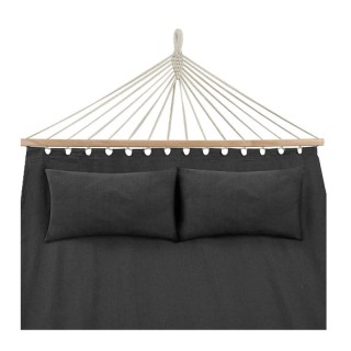 Διπλή Αιώρα 345 x 150 cm Χρώματος Ανθρακί Bakaji 02814201 Διπλή Αιώρα 345 x 150 cm Χρώματος Ανθρακί Bakaji 02814201