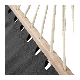 Διπλή Αιώρα 345 x 150 cm Χρώματος Ανθρακί Bakaji 02814201