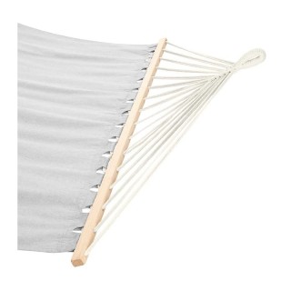 Διπλή Αιώρα 345 x 150 cm Χρώματος Γκρι Bakaji 02814200 Διπλή Αιώρα 345 x 150 cm Χρώματος Γκρι Bakaji 02814200