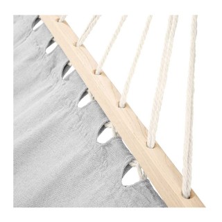 Διπλή Αιώρα 345 x 150 cm Χρώματος Γκρι Bakaji 02814200 Διπλή Αιώρα 345 x 150 cm Χρώματος Γκρι Bakaji 02814200