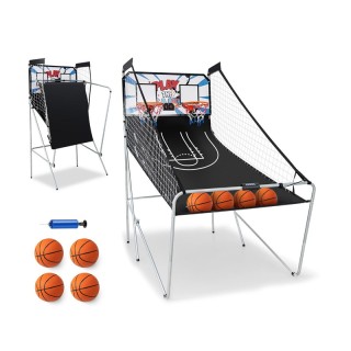 Διπλή Μπασκέτα με Βάση 207 x 108 x 205 cm Costway SP35202WH Διπλή Μπασκέτα με Βάση 207 x 108 x 205 cm Costway SP35202WH