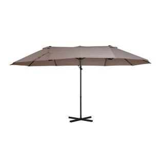 Διπλή Κρεμαστή Ομπρέλα Κήπου από Ατσάλι με Μανιβέλα 270 x 460 x 250... Διπλή Κρεμαστή Ομπρέλα Κήπου από Ατσάλι με Μανιβέλα 270 x 460 x 250...