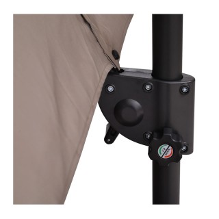 Διπλή Κρεμαστή Ομπρέλα Κήπου από Ατσάλι με Μανιβέλα 270 x 460 x 250... Διπλή Κρεμαστή Ομπρέλα Κήπου από Ατσάλι με Μανιβέλα 270 x 460 x 250...