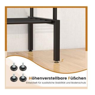 Διπλή Μεταλλική Κρεμάστρα Ρούχων Δαπέδου με 1 Ράφι 108 x 50 x 160/1... Διπλή Μεταλλική Κρεμάστρα Ρούχων Δαπέδου με 1 Ράφι 108 x 50 x 160/1...