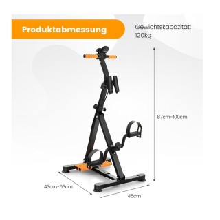 Διπλή Πεταλιέρα Χεριών - Ποδιών με Λάστιχα Αντίστασης 43-53 x 45 x ... Διπλή Πεταλιέρα Χεριών - Ποδιών με Λάστιχα Αντίστασης 43-53 x 45 x ...