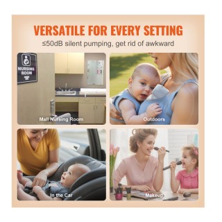 Διπλό Ηλεκτρικό Φορητό Θήλαστρο με 4 Λειτουργίες και Οθόνη LED VEVO...