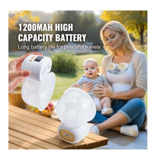 Διπλό Ηλεκτρικό Φορητό Θήλαστρο με 4 Λειτουργίες και Οθόνη LED VEVO...